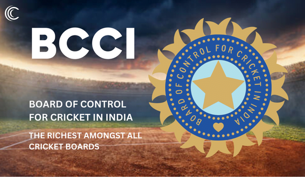 BCCI : The Richest cricket board in the world.