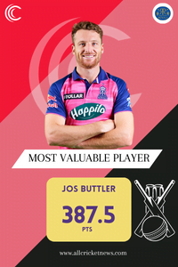 JOS BUTTLER MOST VALUABLE PLAYER IPL